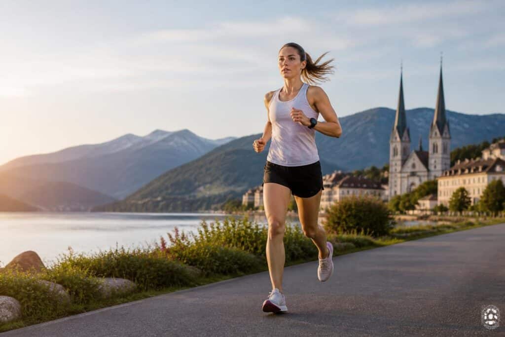 Carina Reicht lief als erste Österreicherin die 10 Kilometer in unter 32 Minuten