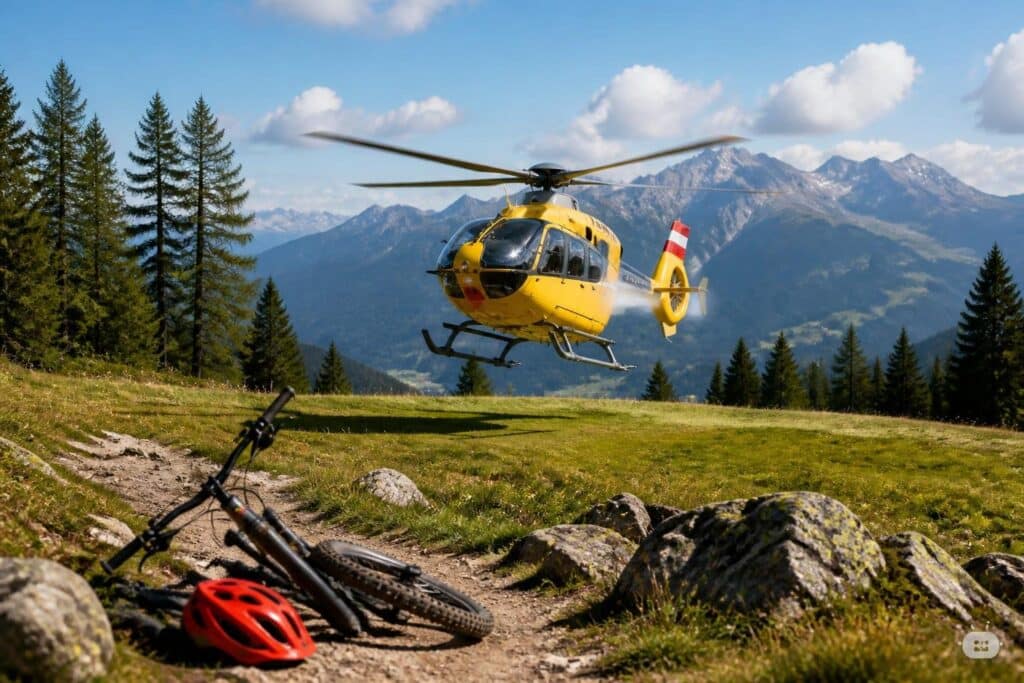 Mountainbikeunfall im Bezirk Spittal/Drau