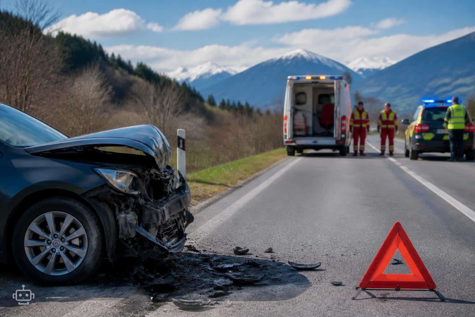 Eltern und Kinder bei Unfall verletzt