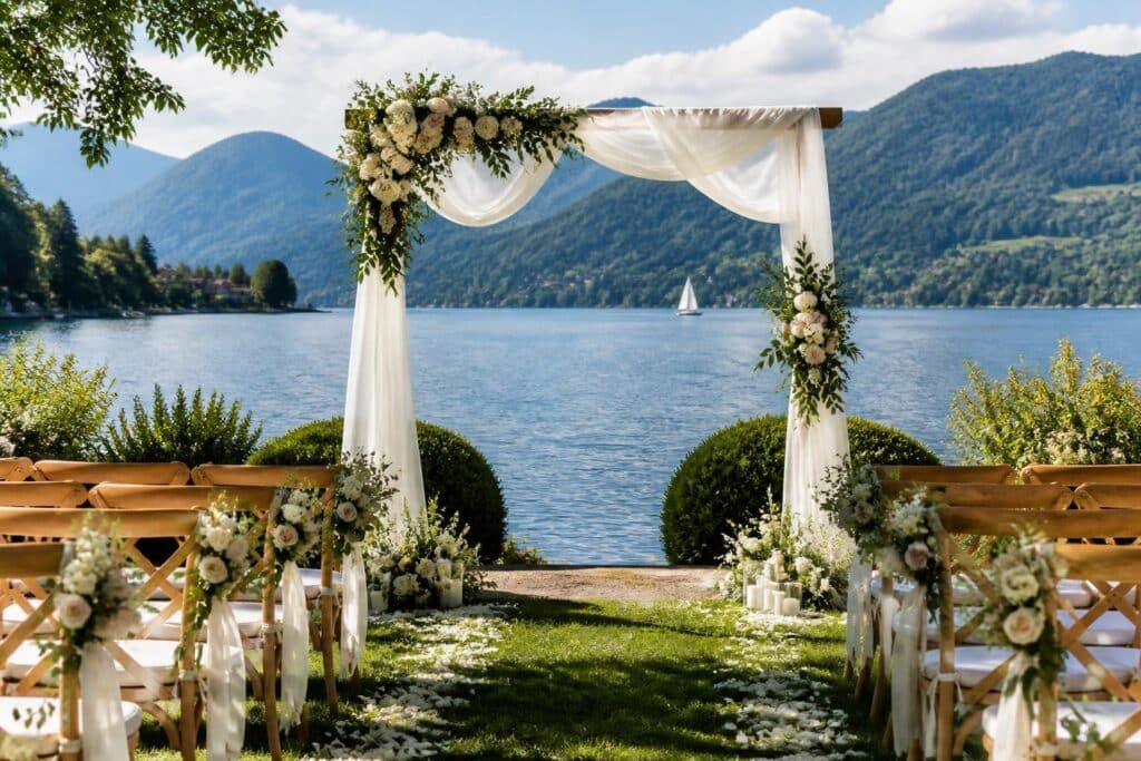 Ihre Hochzeit lockte Gäste aus aller Welt an den Ossiacher See