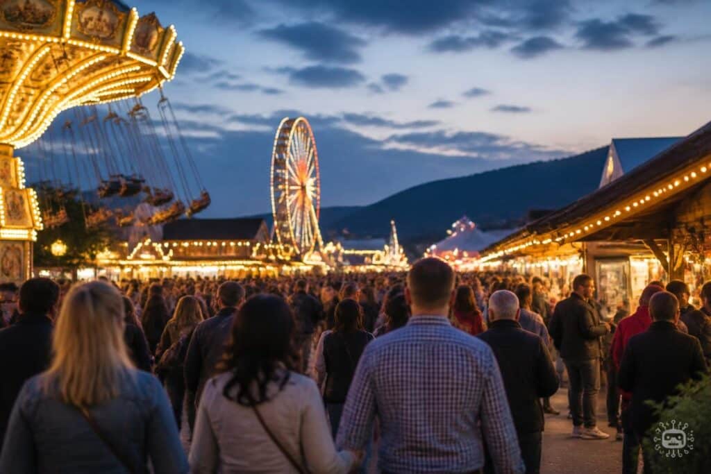 Besucheransturm am Samstagabend zum Bleiburger Wiesenmarkt