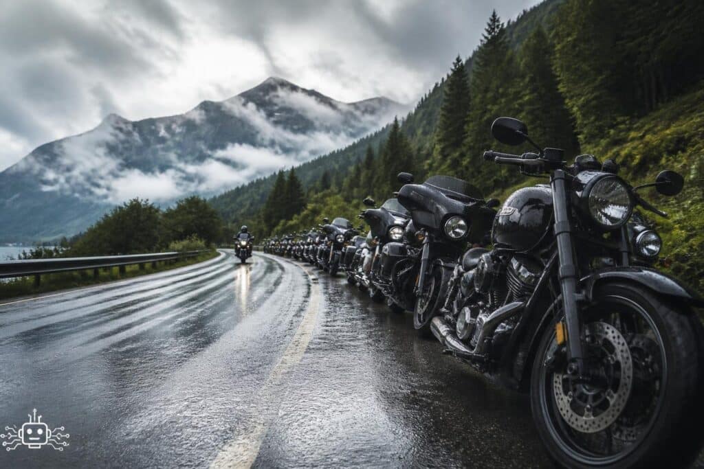 Mit nasser Abkühlung: Das Wetter bei der European Bike Week
