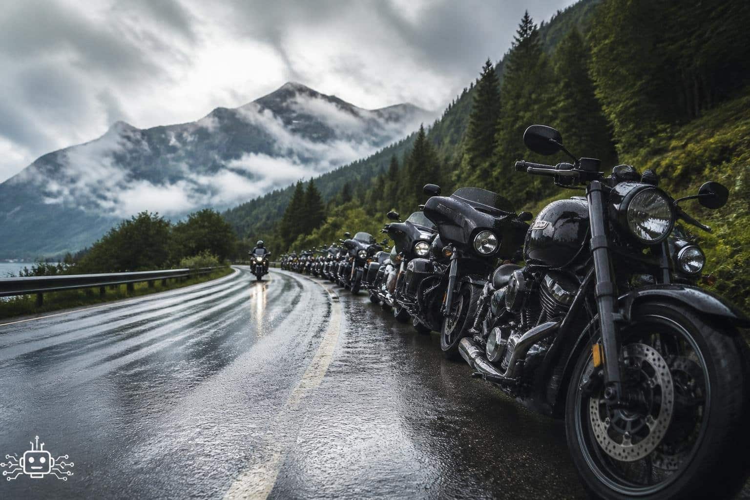 Mit nasser Abkühlung: Das Wetter bei der European Bike Week