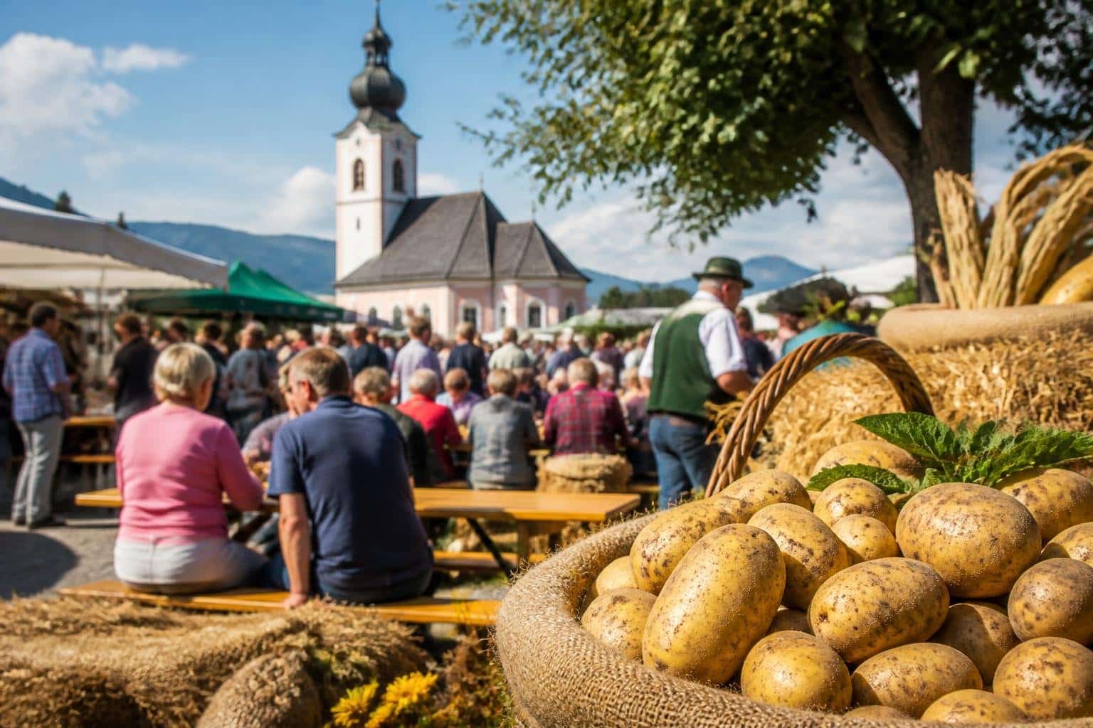 Großer Andrang am beliebten Kartoffelfest in Ludmannsdorf