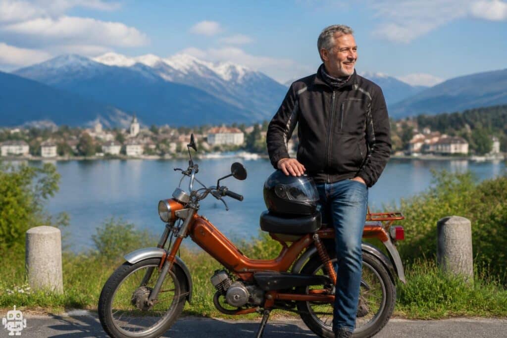 Villacher fuhr mit seinem Moped „Susi“ 300.000 Kilometer