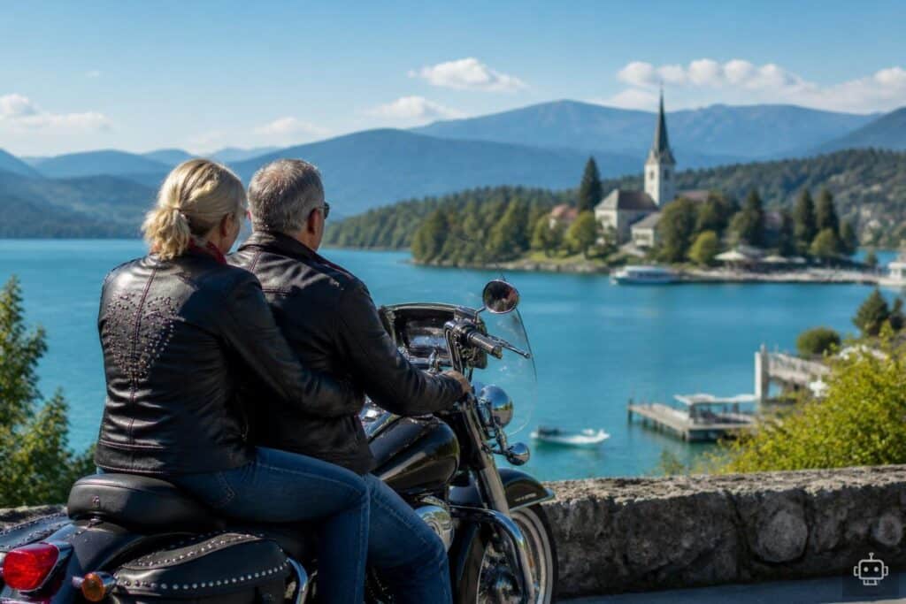 Harleyfans kehrten für ihr Hochzeitsjubiläum nach Kärnten zurück