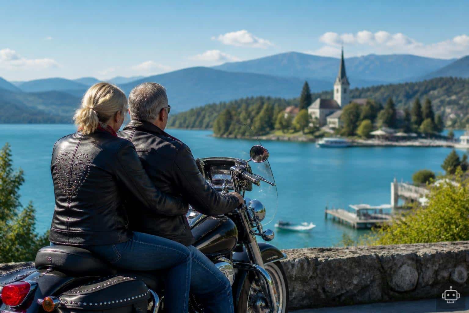 Harleyfans kehrten für ihr Hochzeitsjubiläum nach Kärnten zurück