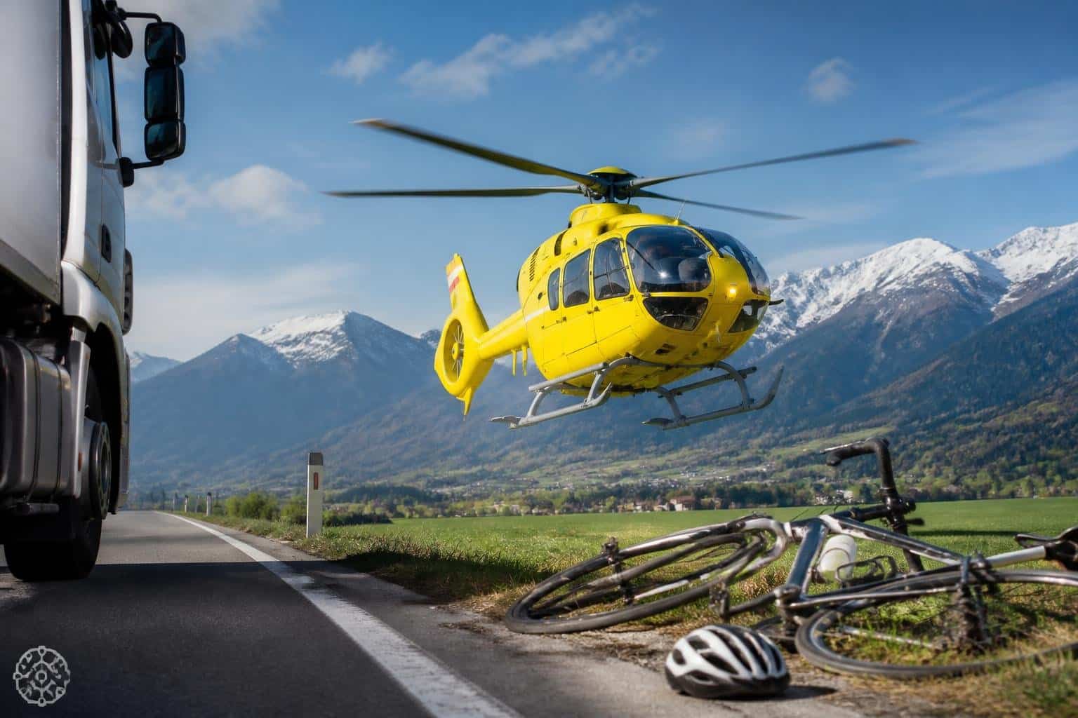 Rennradfahrer in Kärnten von Lkw überrollt: Schwer verletzt