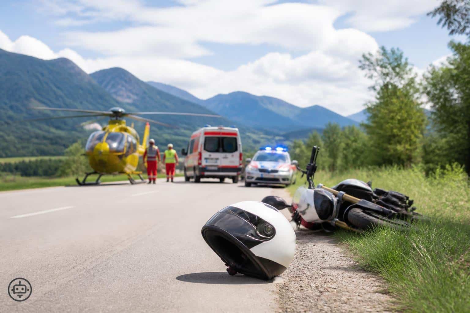 Verkehrsunfall mit Personenschaden auf der L133