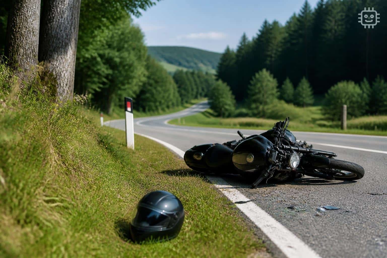 Tödlicher Motorradunfall auf L82