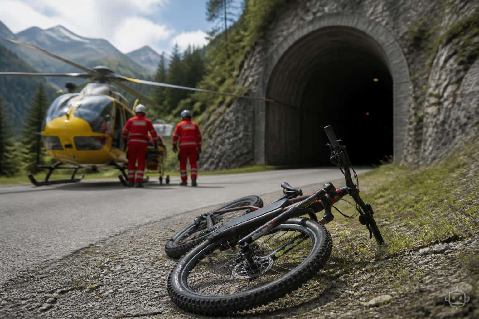 Verkehrsunfall mit Personenschaden – Selbststurz mit E-Bike