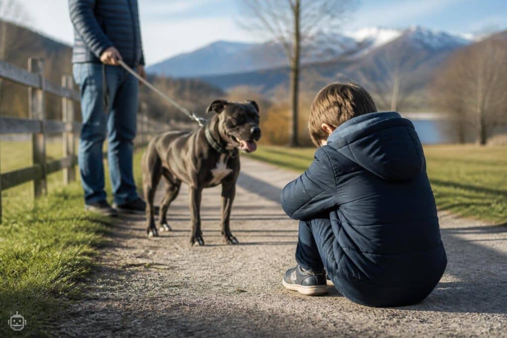 Hund attackiert Terrier – Bub unter Schock