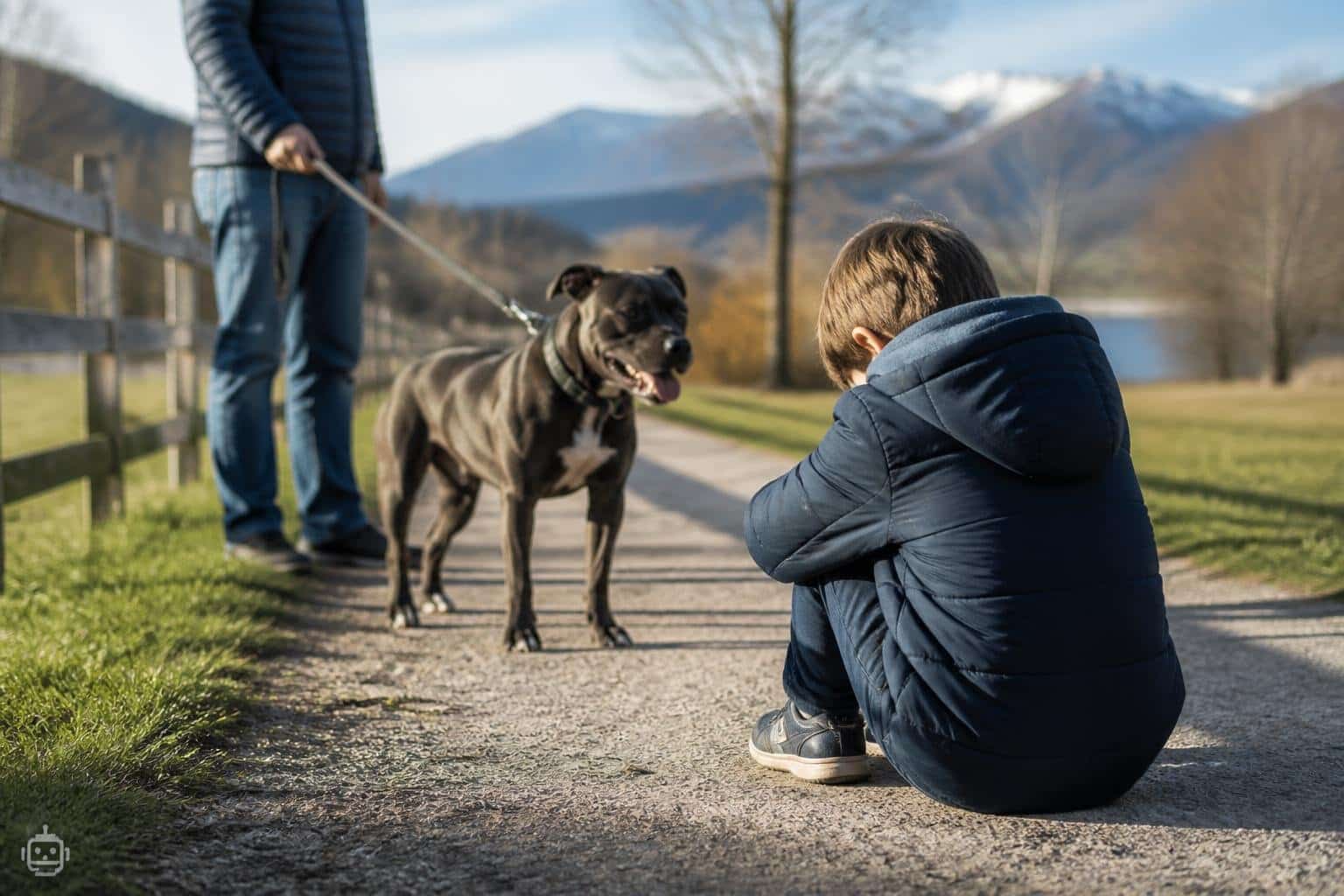 Hund attackiert Terrier – Bub unter Schock