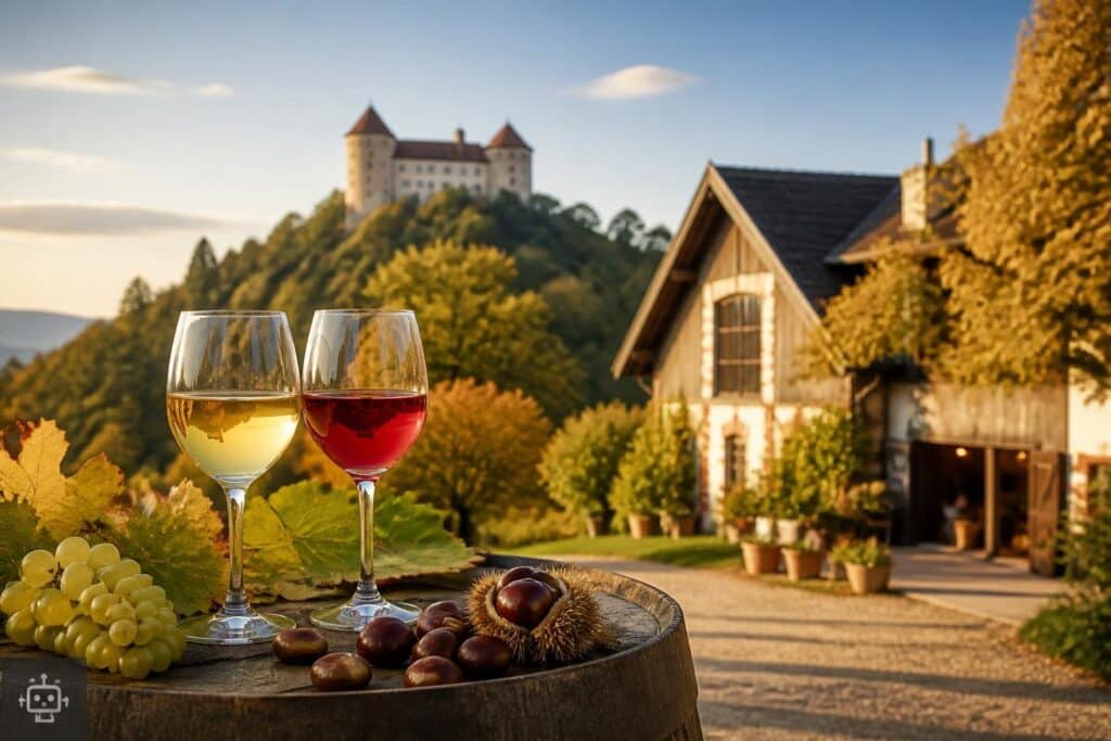 Weinfest auf Glanegg mit Wein, Sturm und Musik