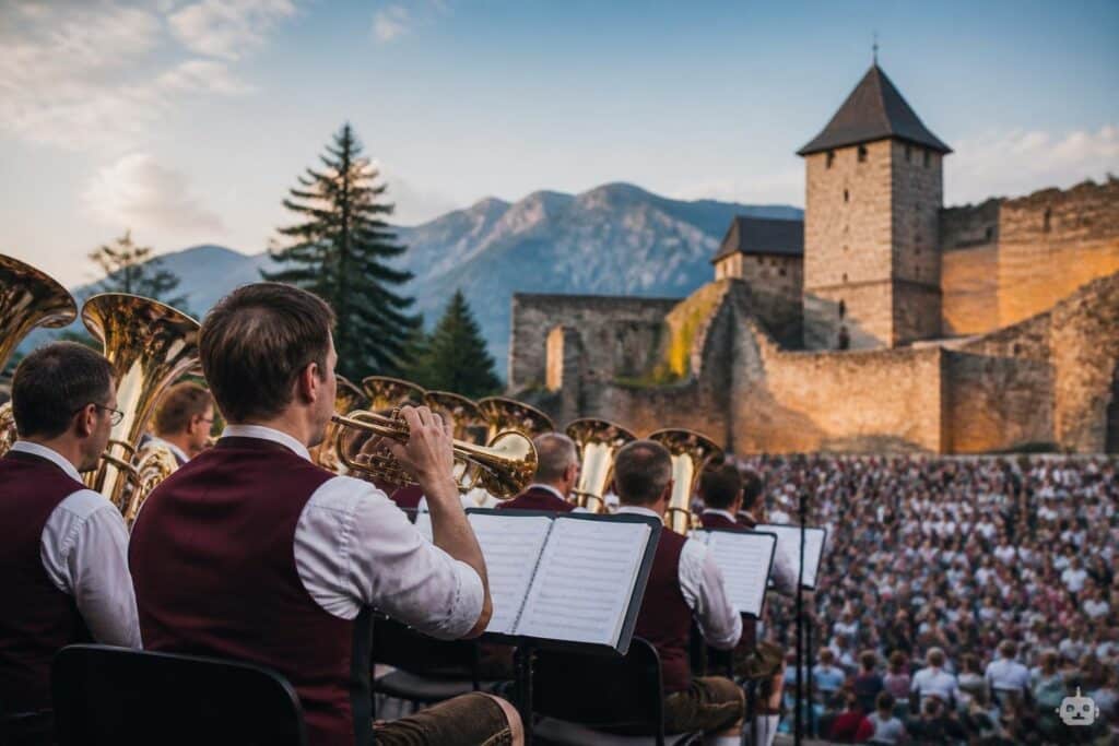 Egerländer Musikanten spielen in Finkenstein