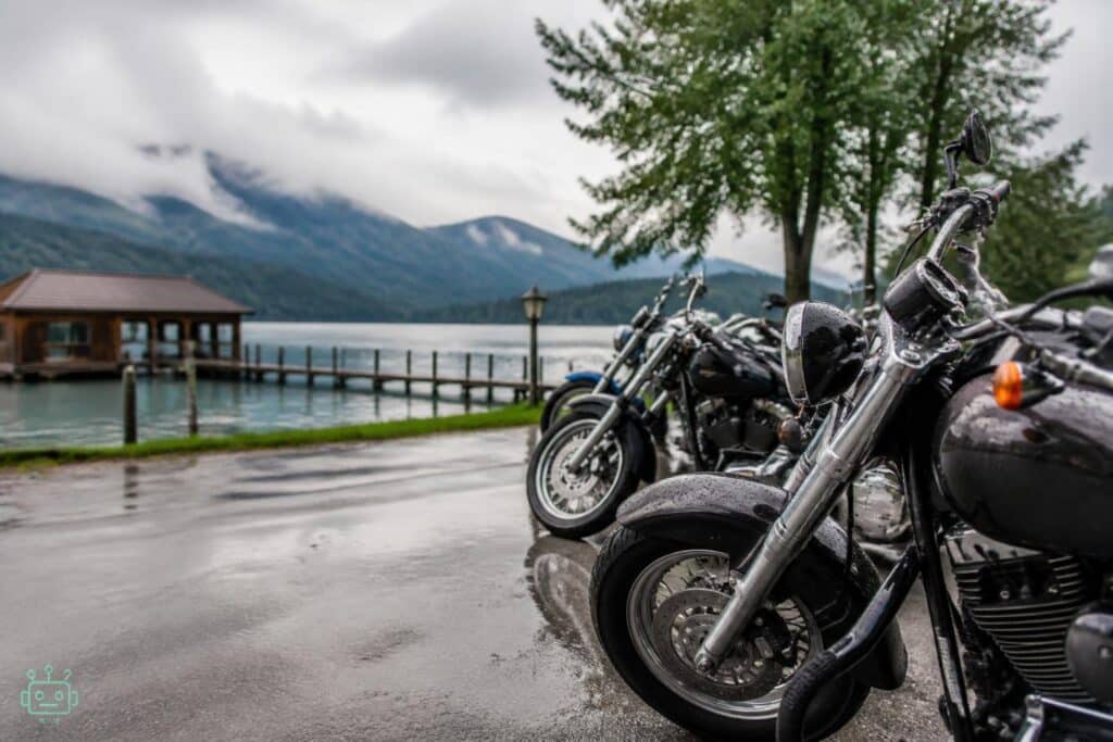Harley-Treffpunkte trotz Wetters geöffnet