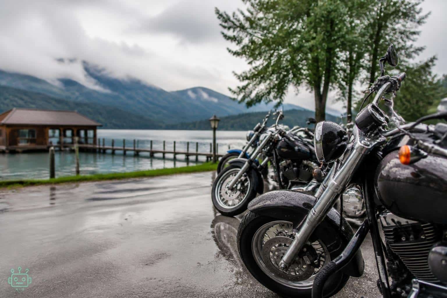 Harley-Treffpunkte trotz Wetters geöffnet