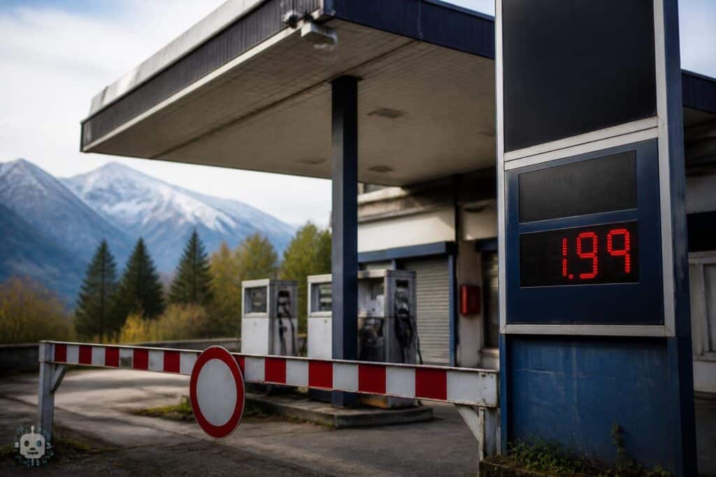 Kurios: Geschlossene Tankstelle ist die billigste in Kärnten