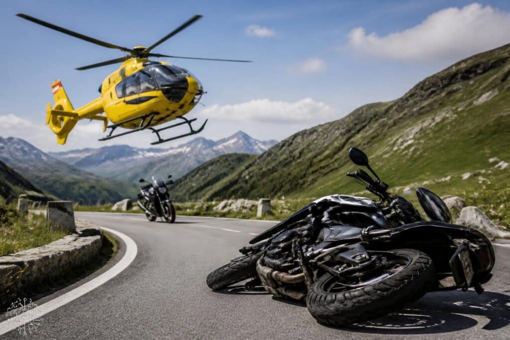 Schwer verletzt: Motorradfahrer auf der Nockalmstraße kollidiert