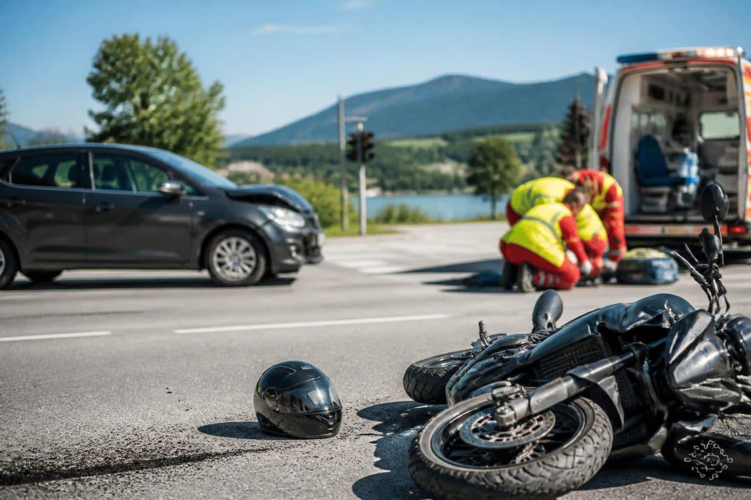 Zufällig vorbeigekommen: Motorradfahrer in Krumpendorf reanimiert