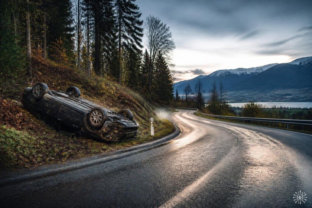 Verkehrsunfall mit Eigenverletzung unter Alkoholeinfluss