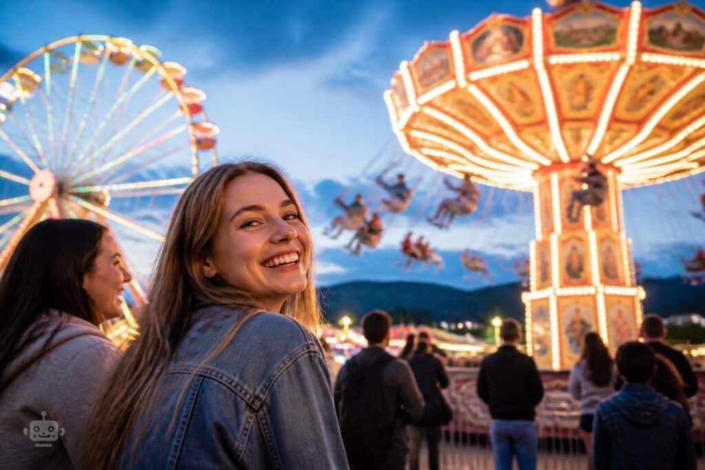 Im Gaudepark sah man viele strahlende Gesichter