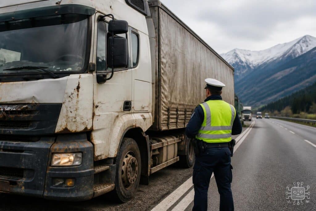 Ausländische Lkw als „Rollende Zeitbomben“