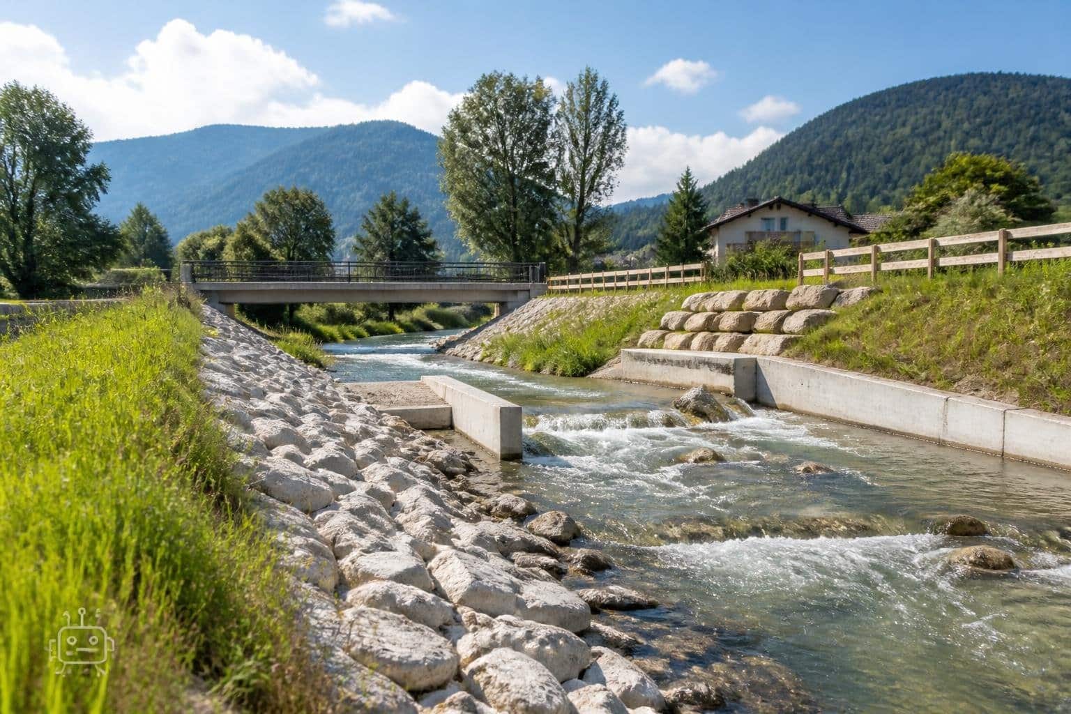 Mehr Sicherheit bei Hochwasser: Großprojekt am Gösselsdorfer Seebach abgeschlossen