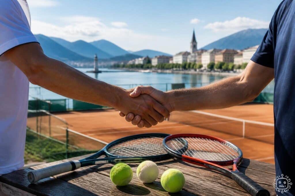 Tennisduell bringt neue Projekte ins Rollen