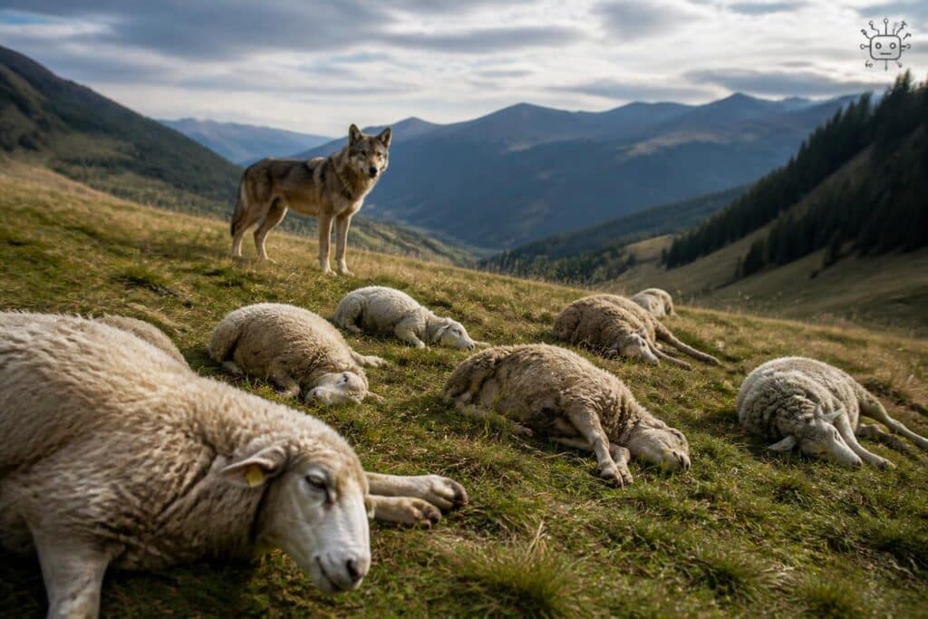 Bauern erzürnt: 31 tote Schafe, trotzdem kein Wolfsabschuss möglich