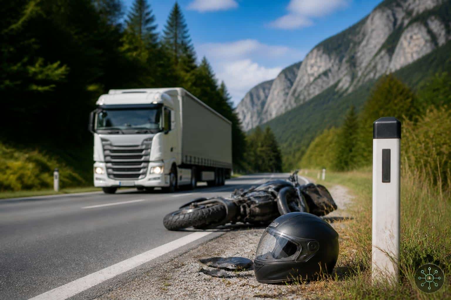 Motorradfahrer stirbt nach Kollision mit Lkw