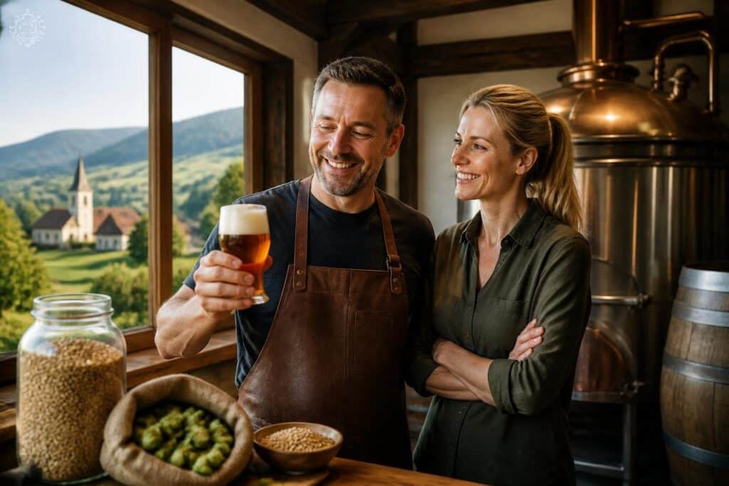 Dank seiner Frau braut dieser Kärntner nun sein eigenes Bier