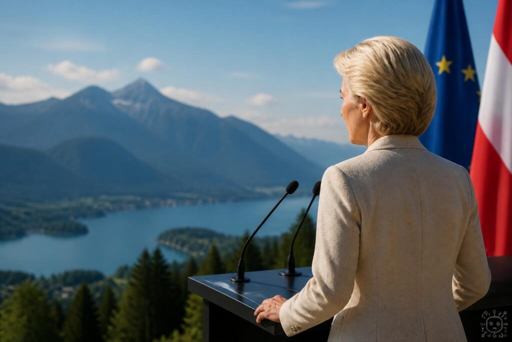 Von der Leyen spricht zur schwierigen Lage der Union