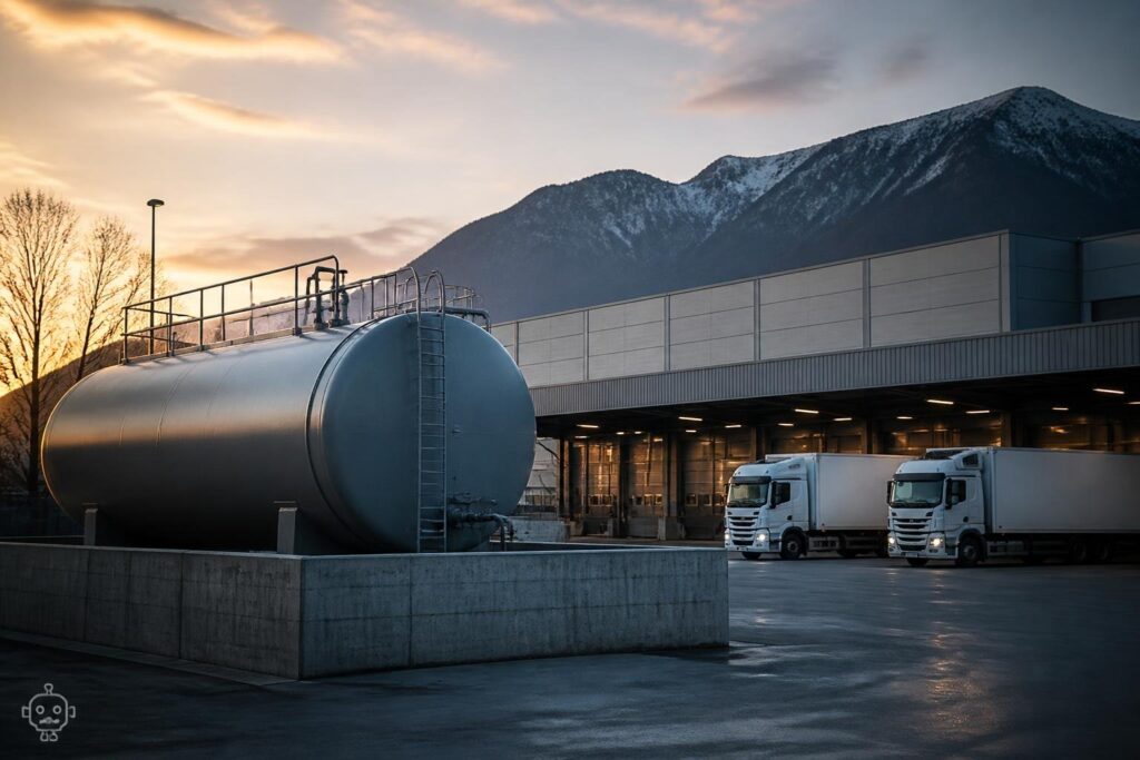 8000-Liter-Tank: Transgourmet bereitet sich in Villach auf Blackouts vor
