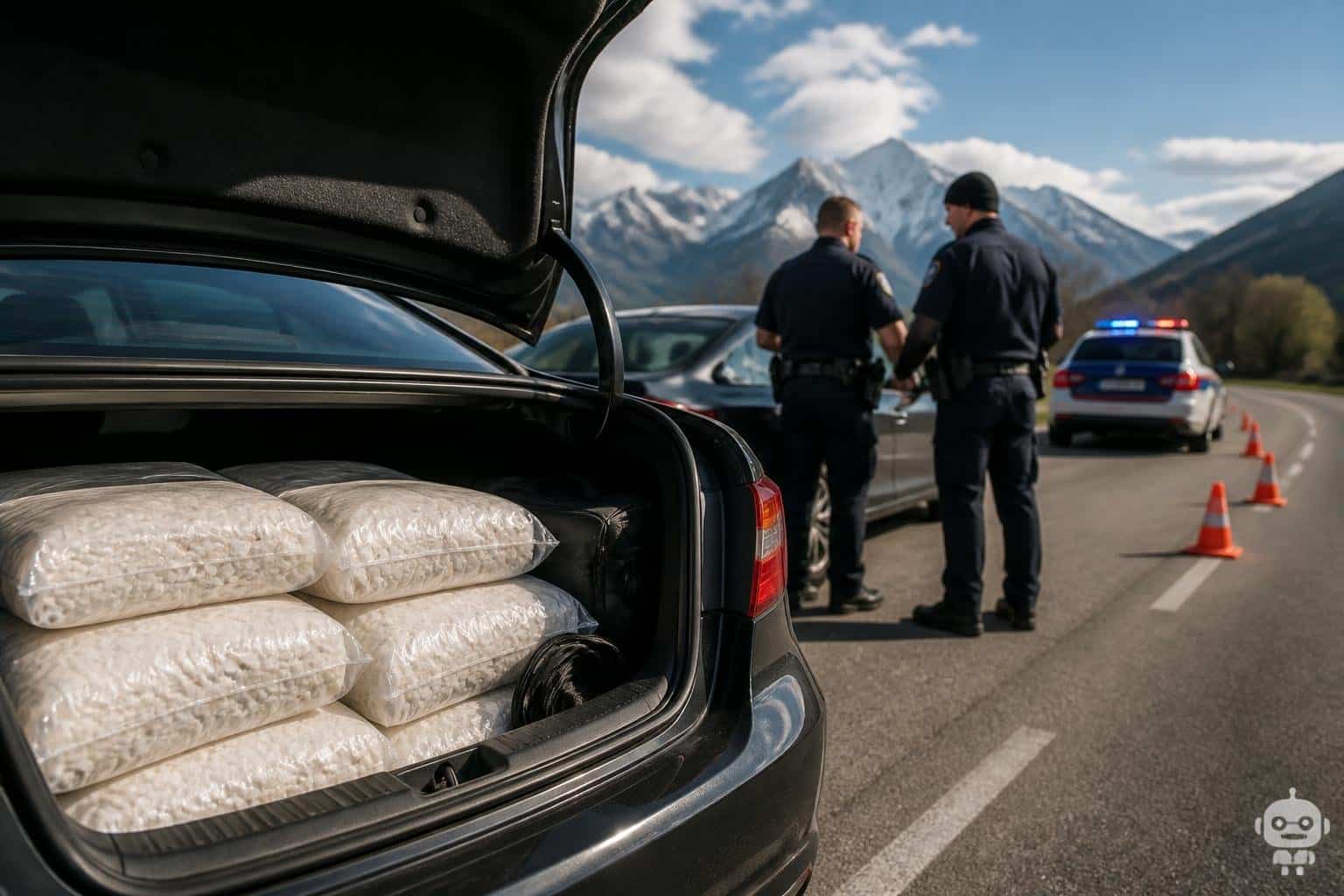 15 Kilo MDMA im Auto entdeckt