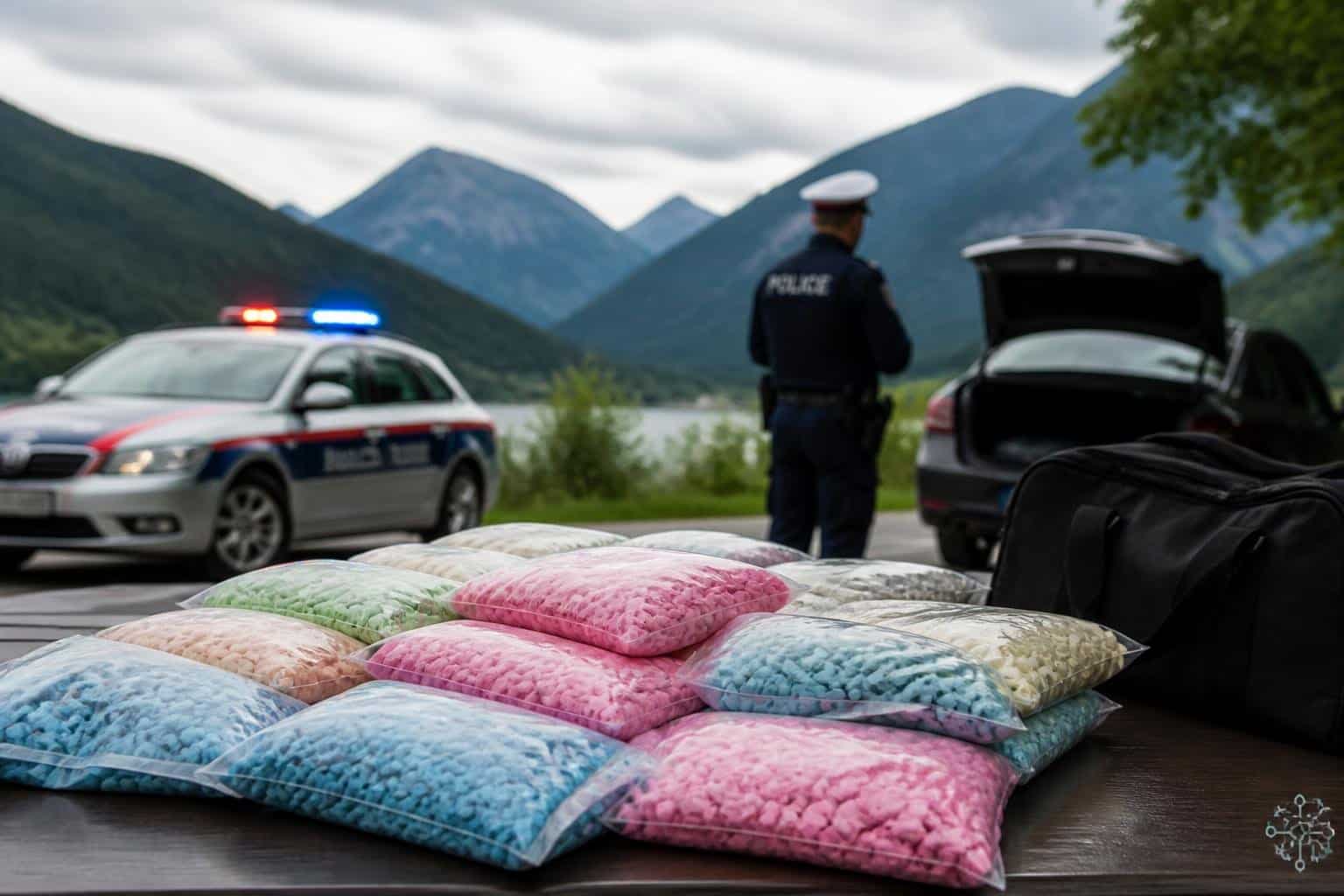 Drogendeal in Kärnten verhindert: Über 15 Kilo Ecstasy sichergestellt