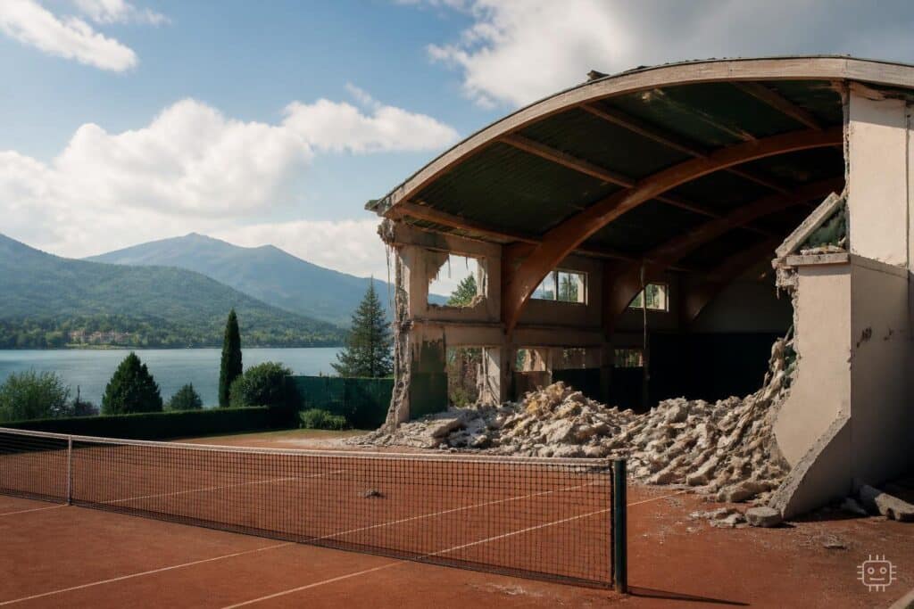 Halle wird abgerissen: Tennisverein am Wörthersee löst sich auf