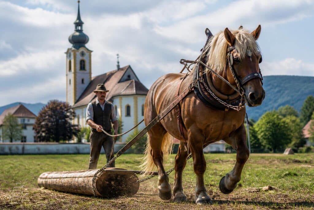 Holzrückecup 2026: Pferde ziehen in Maria Saal um den Sieg