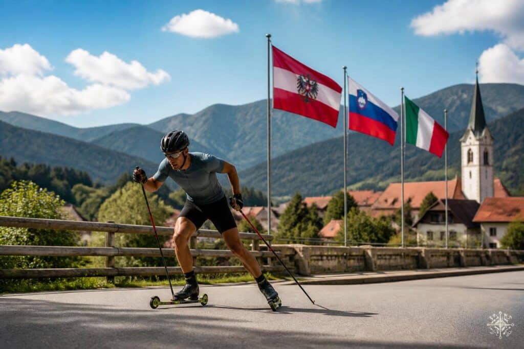 Beim Bleiburger Skiroller-City-Race braucht man „Schneid“