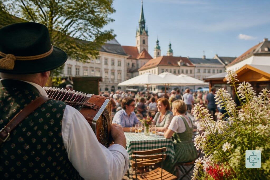 Mitten in Klagenfurt herrschte beste Kirchtagsstimmung