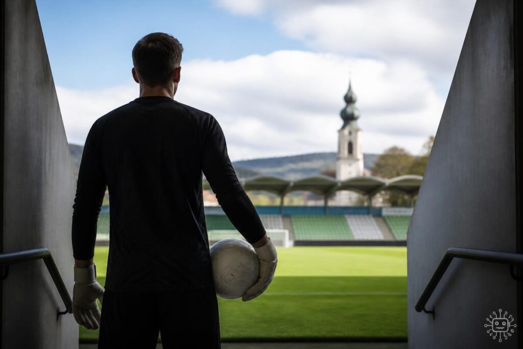 WAC-Keeper Lukas Gütlbauer feiert auswärts eine „Heimpremiere“