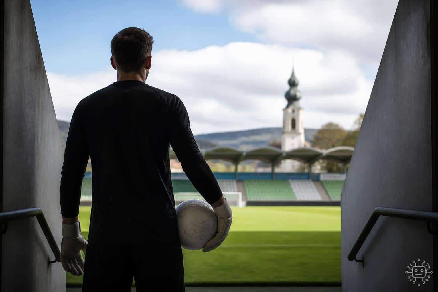 WAC-Keeper Lukas Gütlbauer feiert auswärts eine „Heimpremiere“