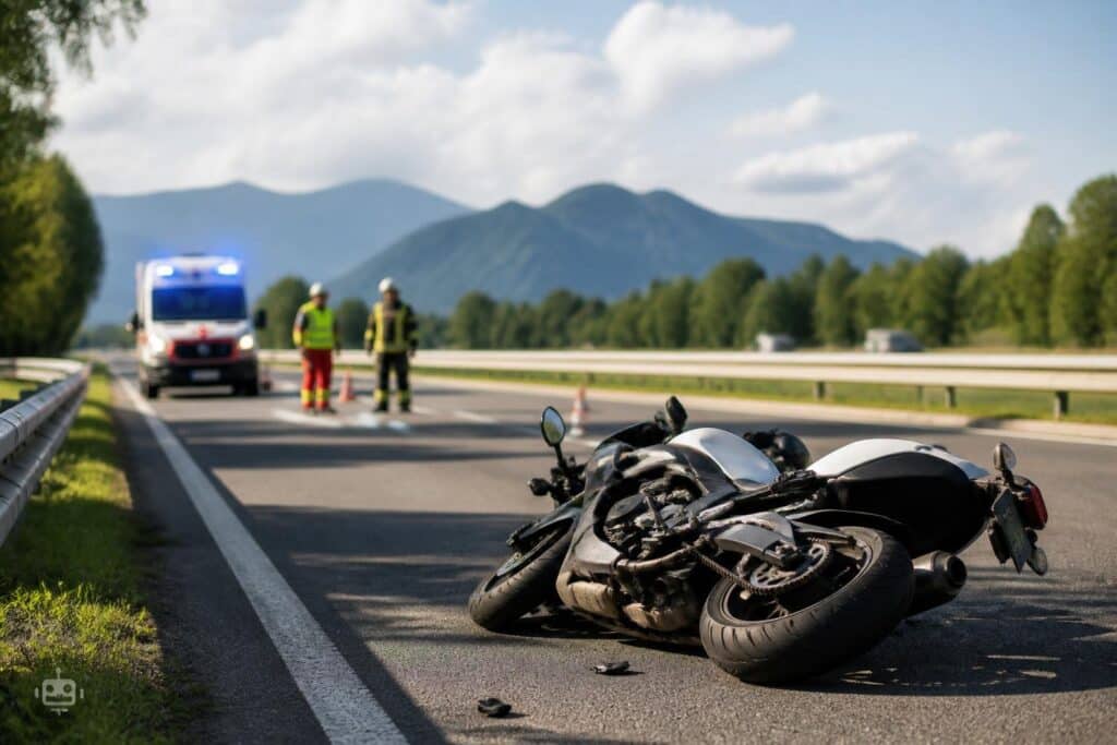 Zwei Motorradfahrer bei Auffahrunfall verletzt