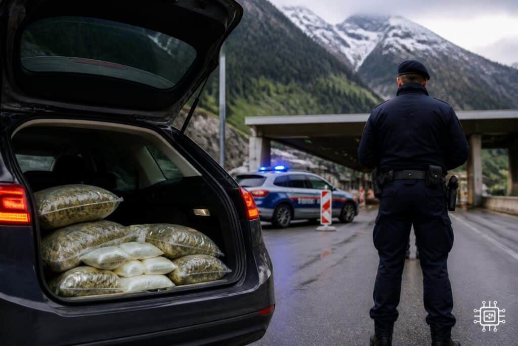 Slowenischer Drogenkurier ging der Kärntner Polizei ins Netz