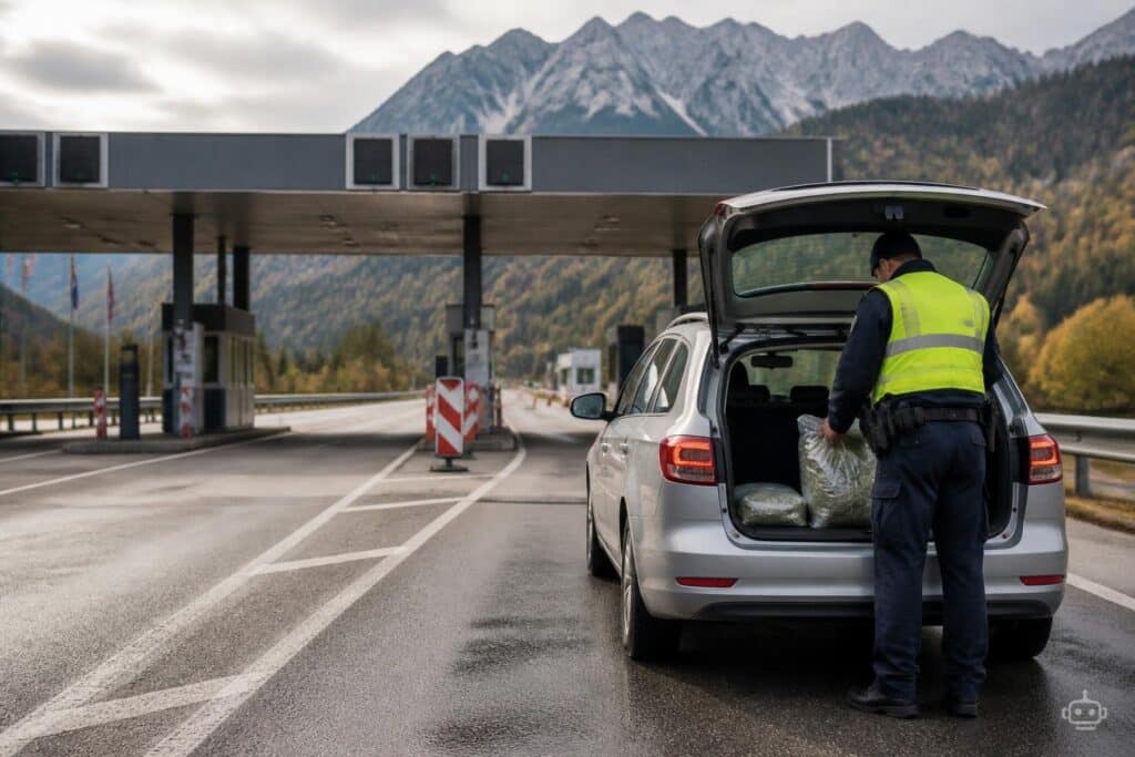 Verdacht des grenzüberschreitenden Suchtgifthandels