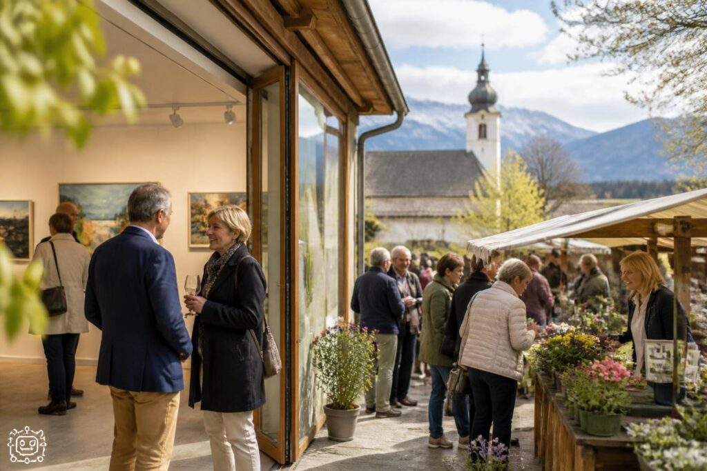 Ausstellung und Našmarkt: Zahlreiche Gäste kamen nach Schwabegg