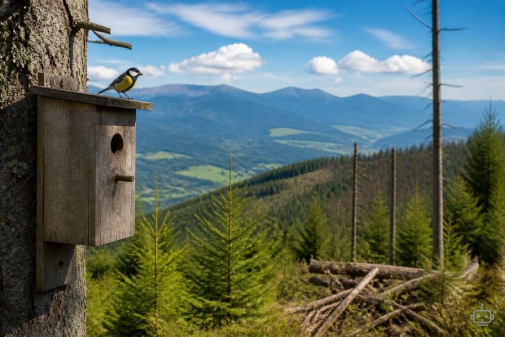 Vogelverein aus Deutsch-Griffen bekämpft den Borkenkäfer