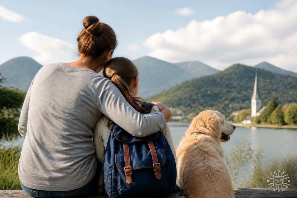 TherapiehundeTeams helfen zwei Familien zum Schulstart