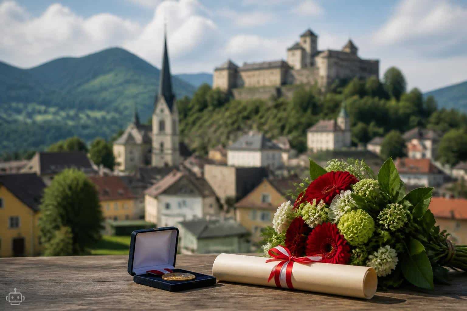 Hohe Ehrung zum Abschied von Friesachs Bürgermeister