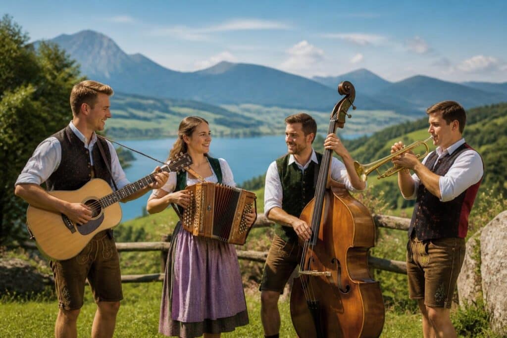 Kärntner Band tritt im Münchner Hofbräuhaus auf